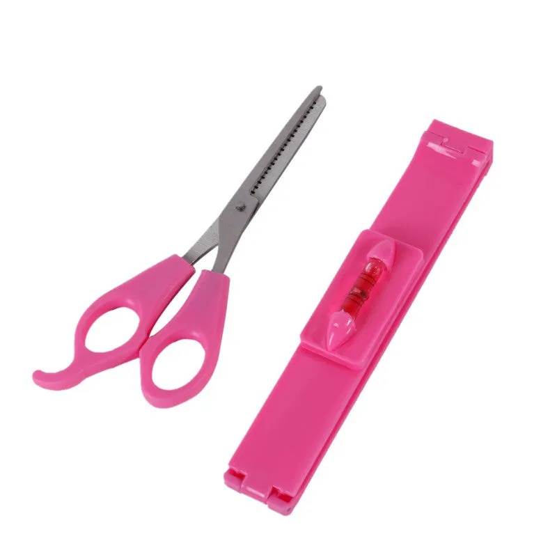 1 Set Women Girls Kids Bangs Hair Clip Accessories Cutting Tools DIY Bangs Clippers Trimmer Level Instrument Ruler SM6