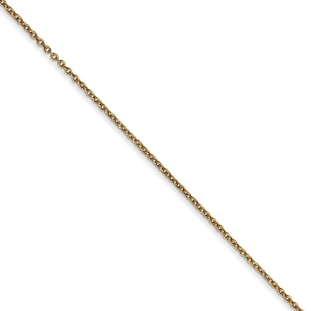 14k Yellow Gold Coconut Palm Tree Necklace