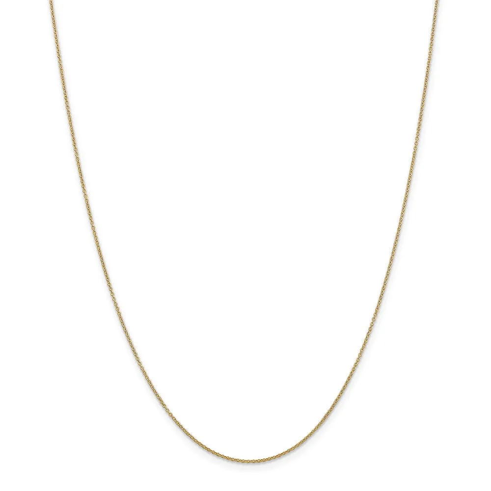 14k Yellow Gold Coconut Palm Tree Necklace