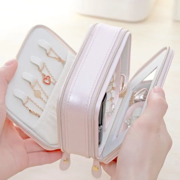 2 Sided Jewelry Box for Travel