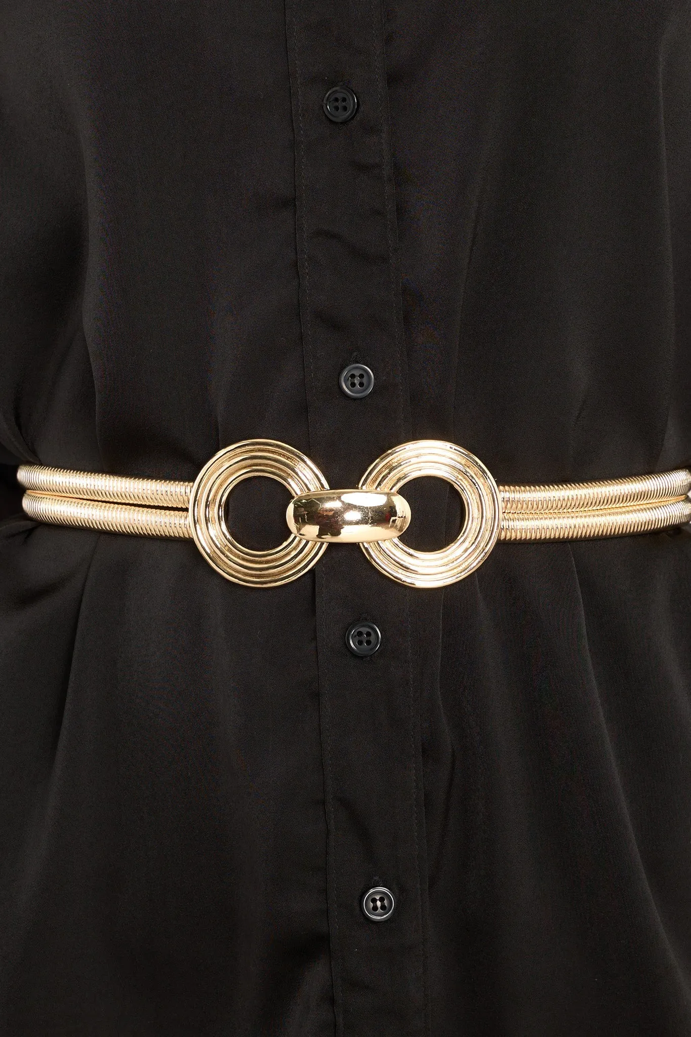 A Part Of It Gold Stretch Belt