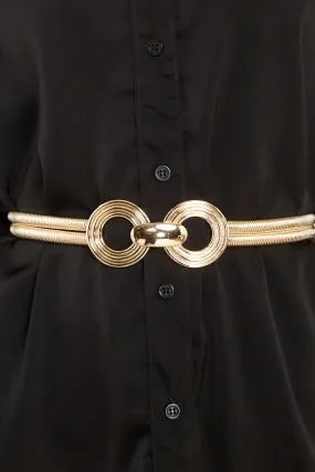 A Part Of It Gold Stretch Belt