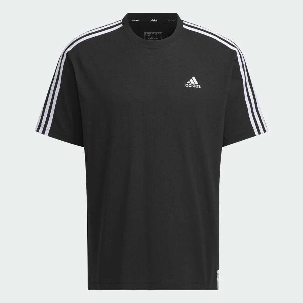 adidas  |Plain Cotton Short Sleeves Logo T-Shirts