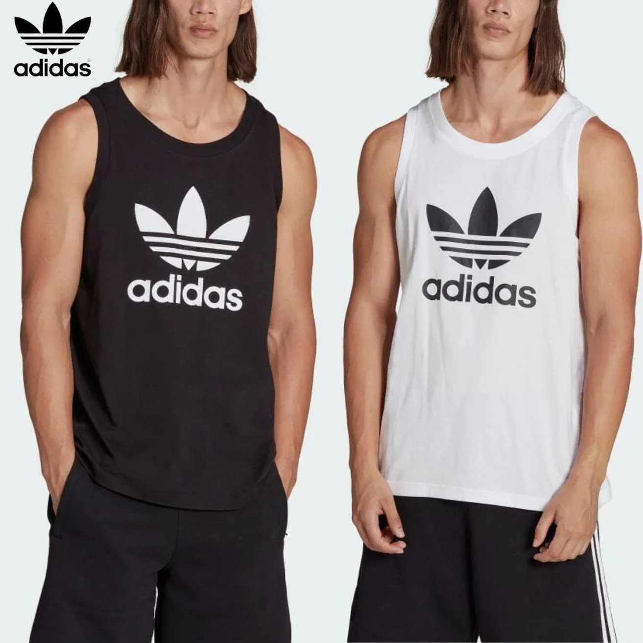 adidas  |Street Style Cotton Logo Tanks