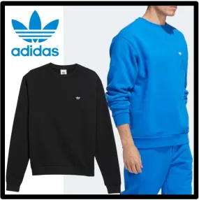 adidas  |Unisex Street Style Logo Sweatshirts