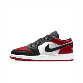 AIR JORDAN 1 LOW BRED TOE GS (YOUTH) 2021