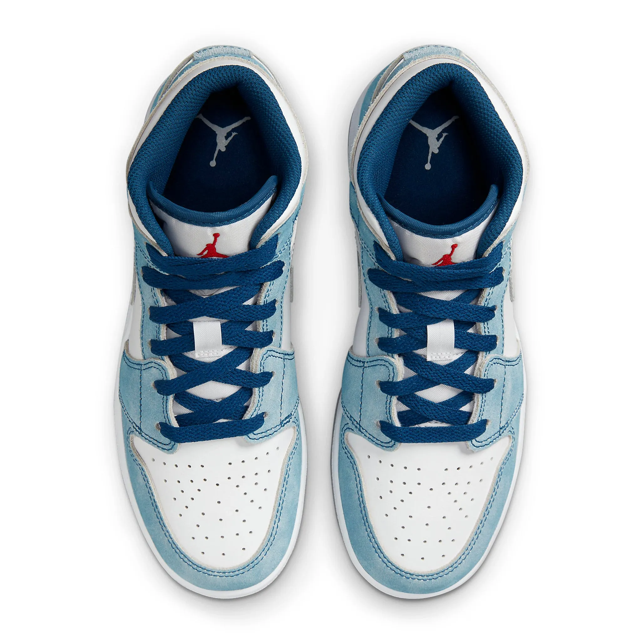 Air Jordan 1 Mid SE French Blue Light Steel (GS)