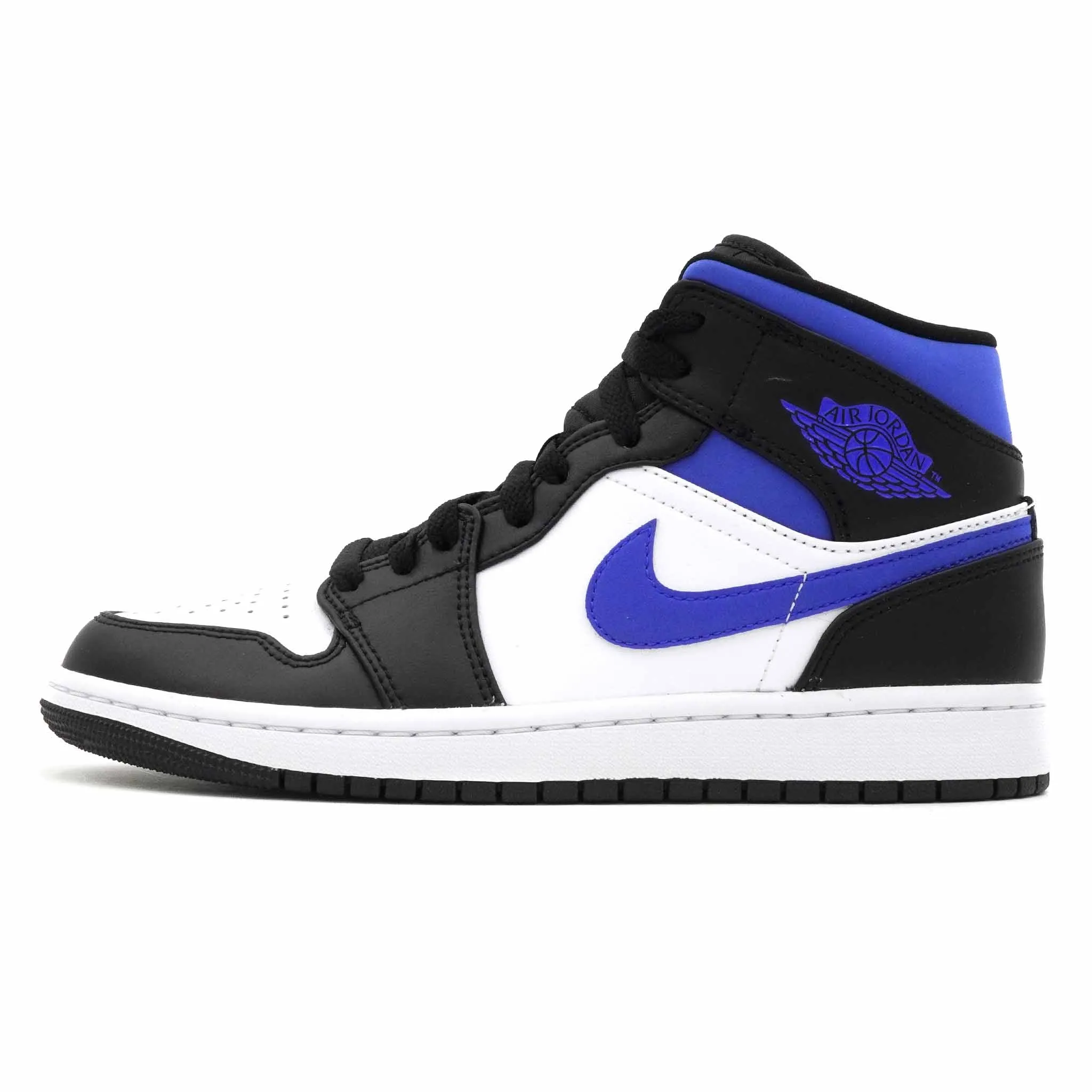 AIR JORDAN 1 MID WHITE BLACK ROYAL 2021