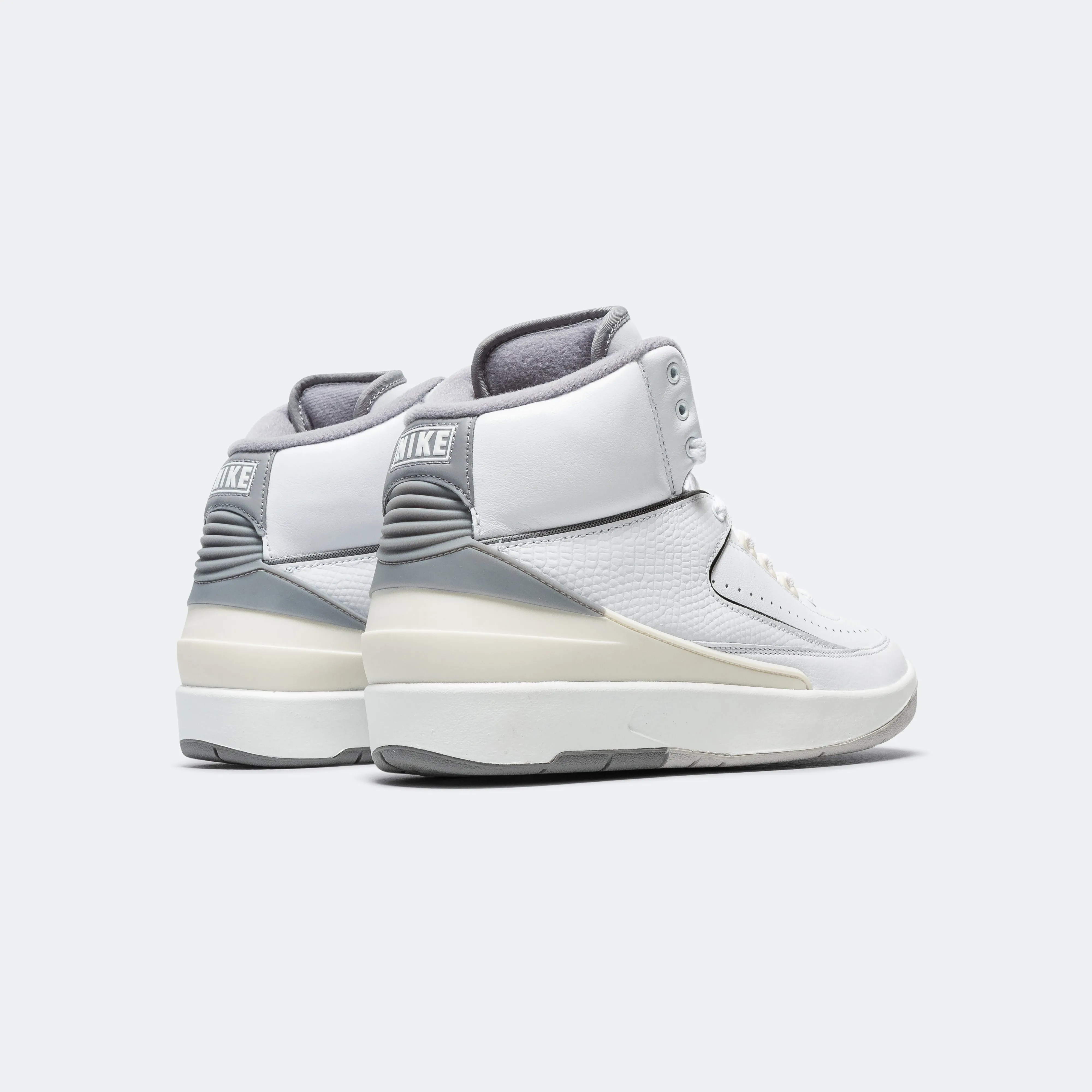 Air Jordan 2 Retro - White/Cement Grey-Sail-Black