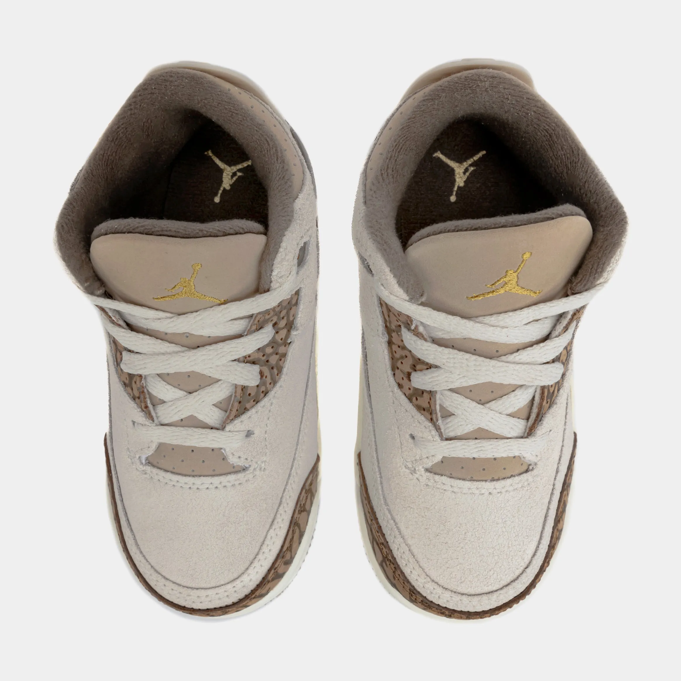 Air Jordan 3 Retro Palomino Infant Toddler Lifestyle Shoes (Light Orewood Brown/Palomino)