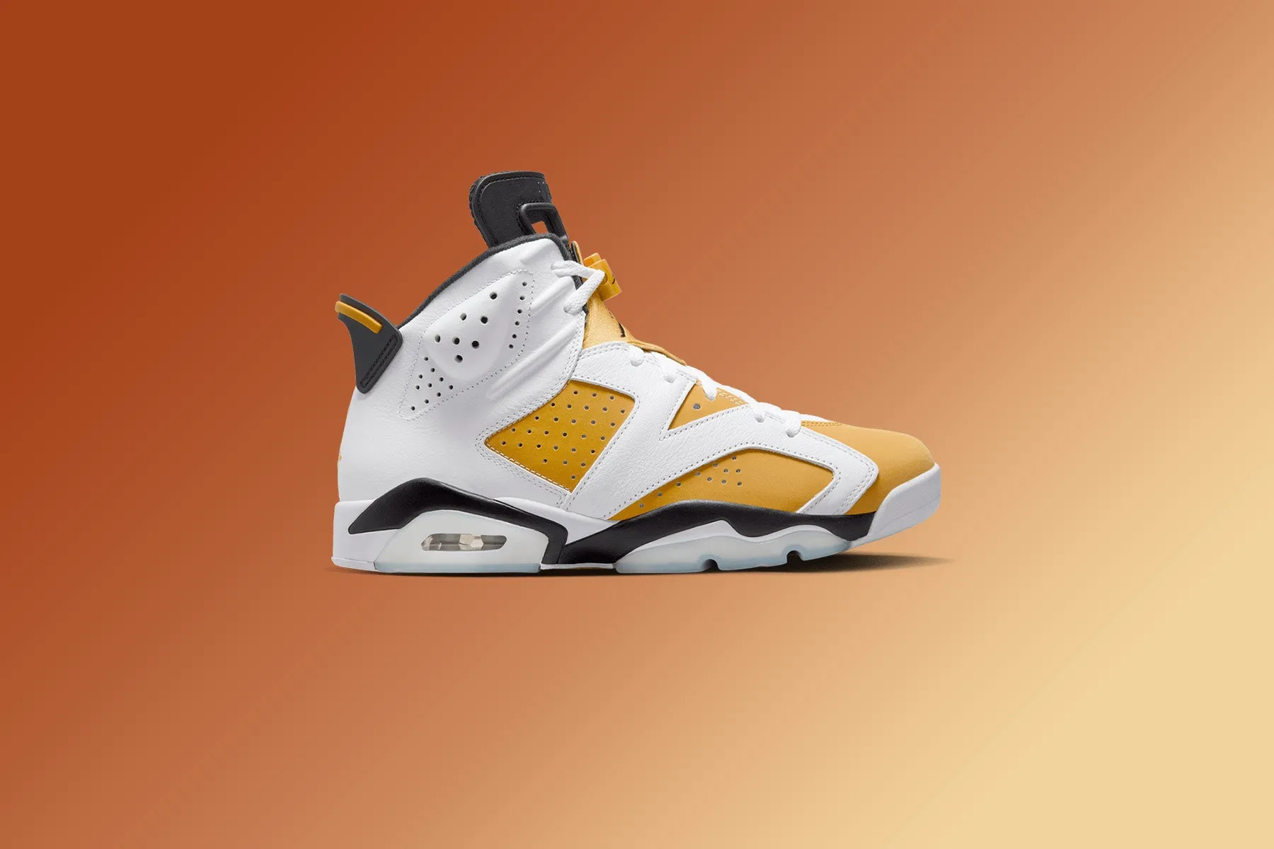 Air Jordan 6 Retro - White/Yellow Ochre/Black