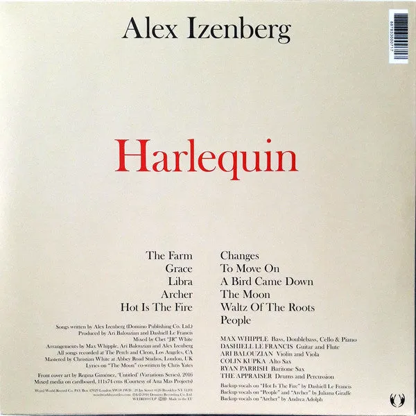 Alex Izenberg ~ Harlequin