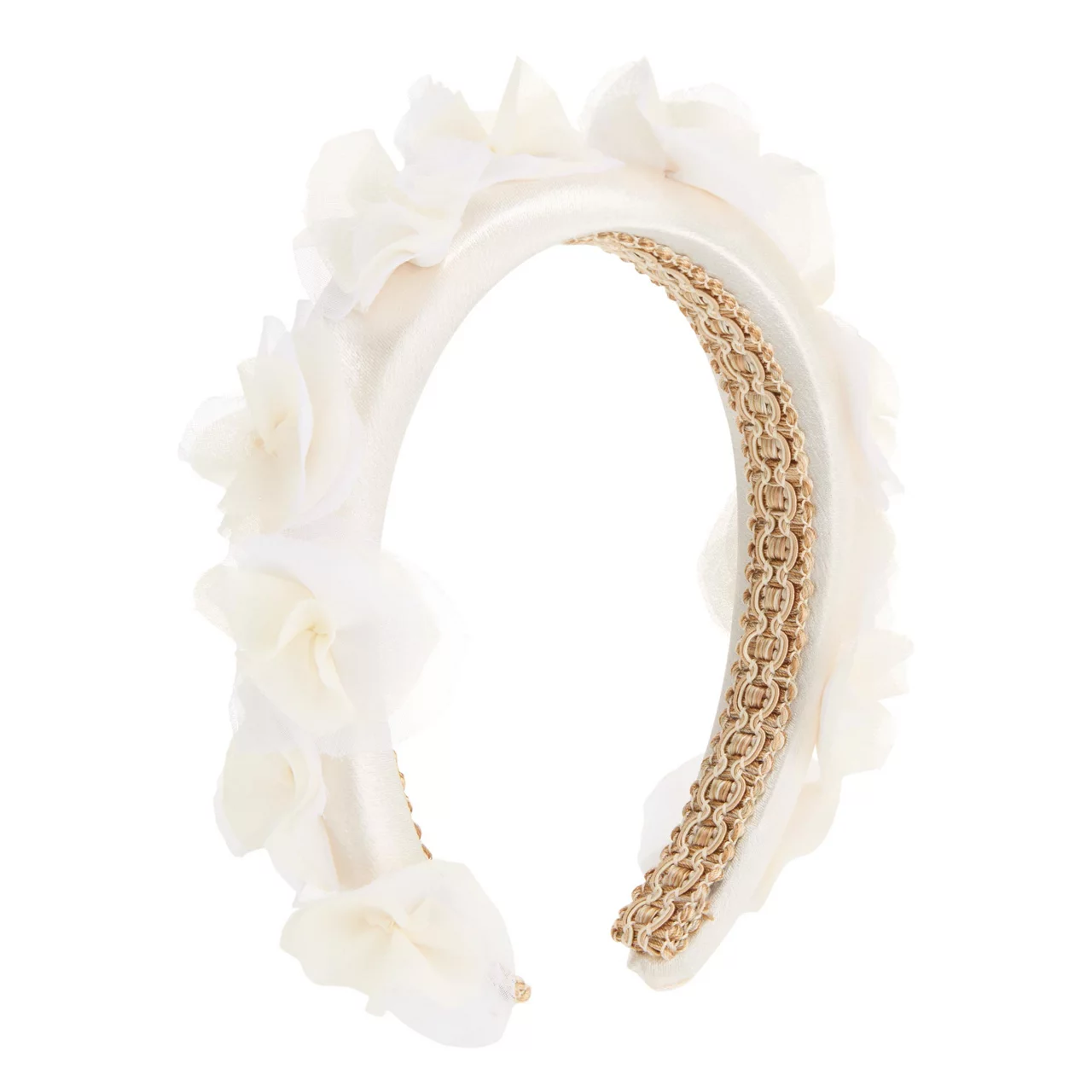 AOIFE MULLANE Blossom Padded Headband - Ivory