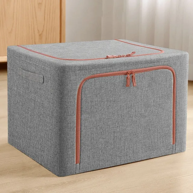 AshoreShop Clothing or Toy Fabric Sturdy Organizer Storage Box