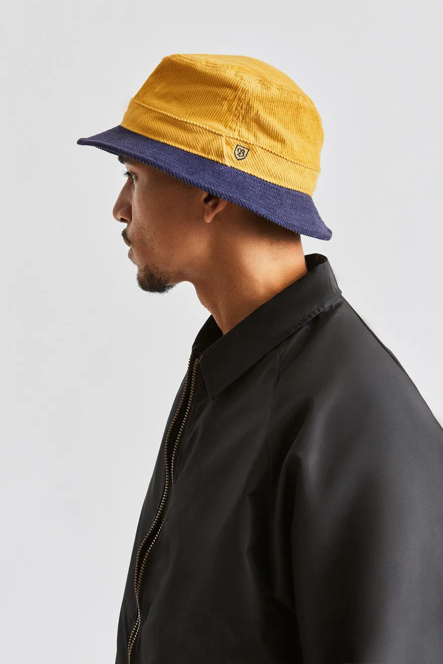 B-Shield Bucket Hat - Sunset Yellow/Washed Navy