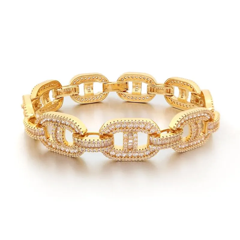 Baguette Mariner CZ Bling Bling Bracelet