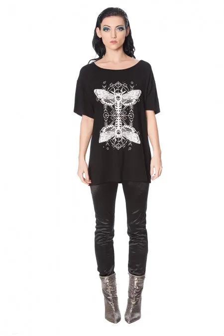 Banned Clothing - Death Moth Top