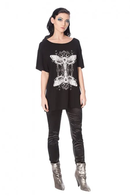 Banned Clothing - Death Moth Top