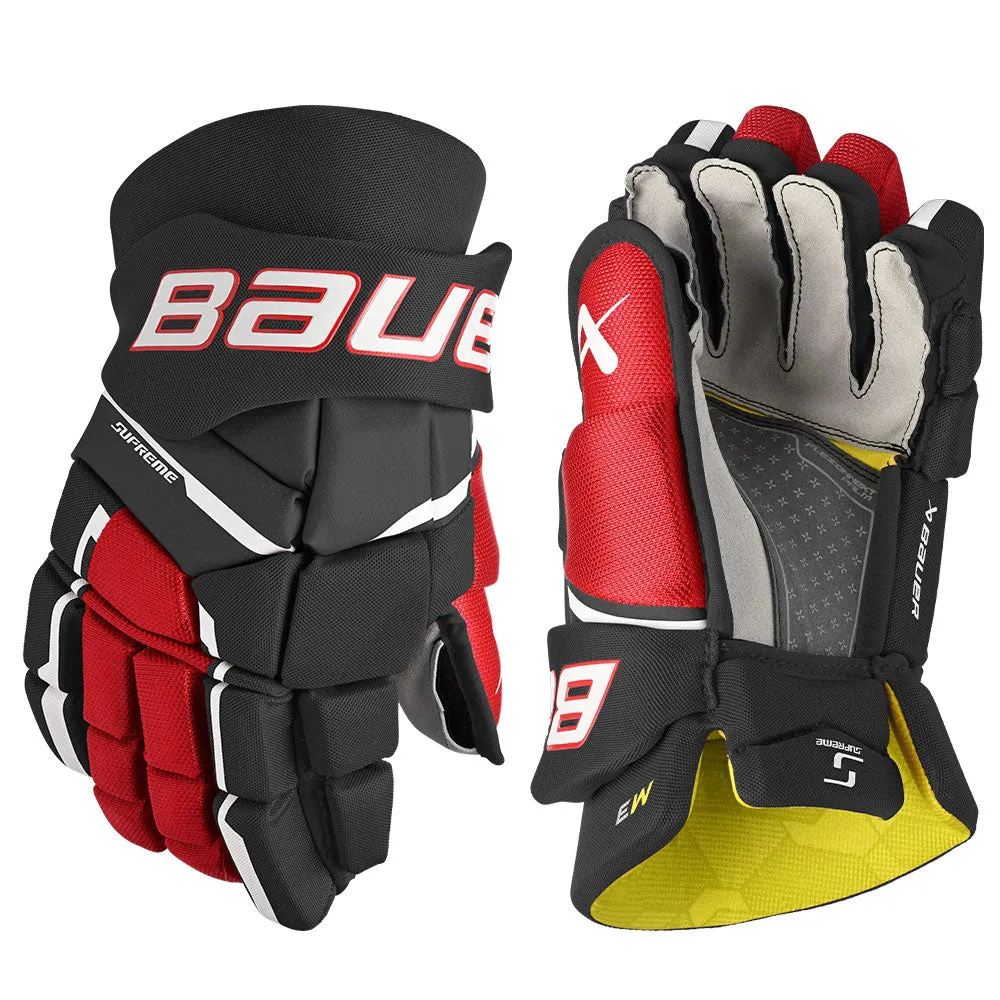 BAUER SUPREME M3 INTERMEDIATE HOCKEY GLOVES