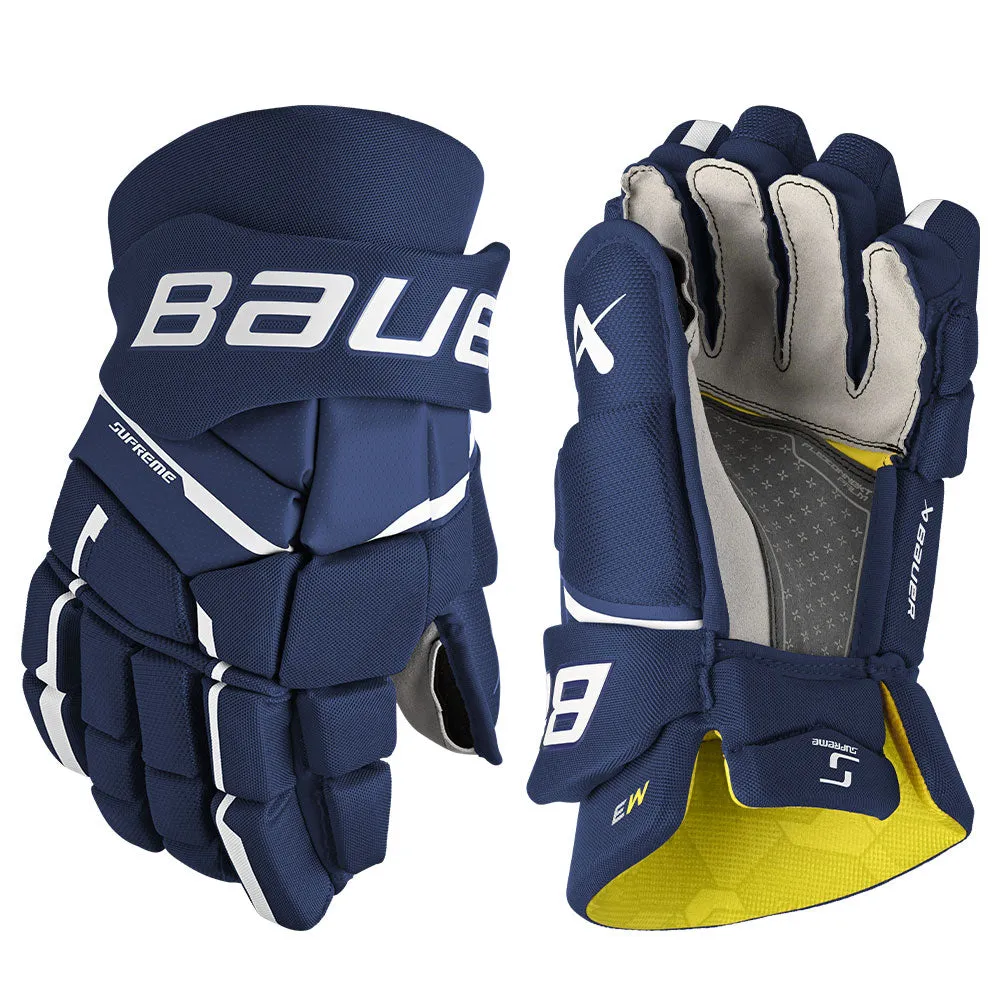 BAUER SUPREME M3 INTERMEDIATE HOCKEY GLOVES