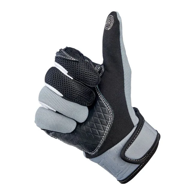 Biltwell Baja Gloves - Grey/Black