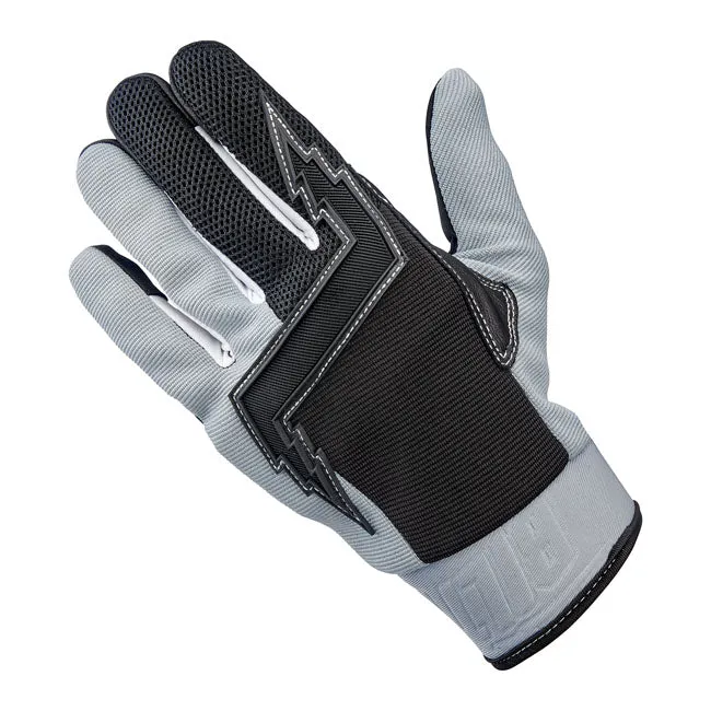 Biltwell Baja Gloves - Grey/Black