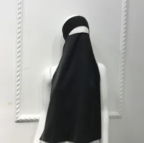 Black Tie Back Niqab