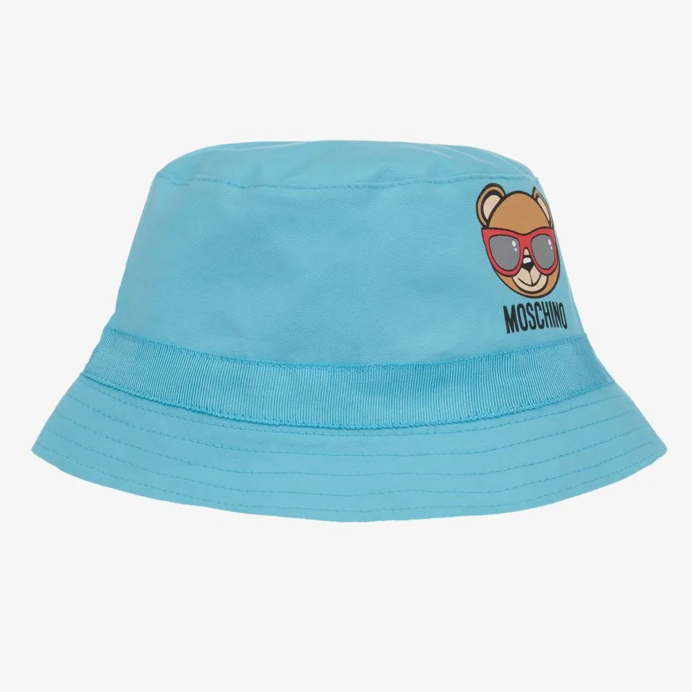 Blue Teddy Bear Bucket Hat