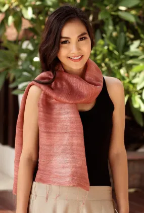 Bold Rose Silk Scarf