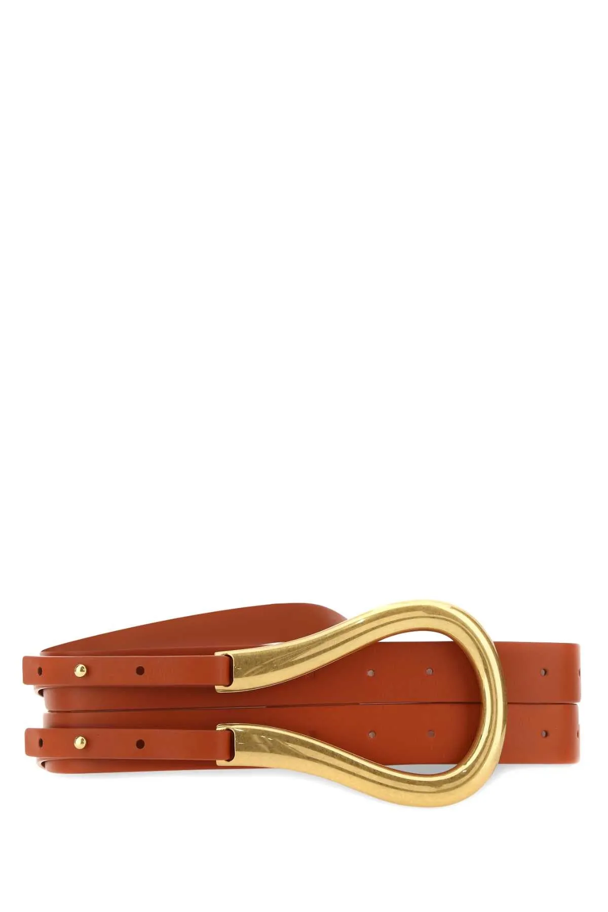 Bottega Veneta Caramel Leather Belt