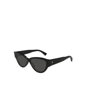 Bottega Veneta Cat Eye Sunglasses in Black