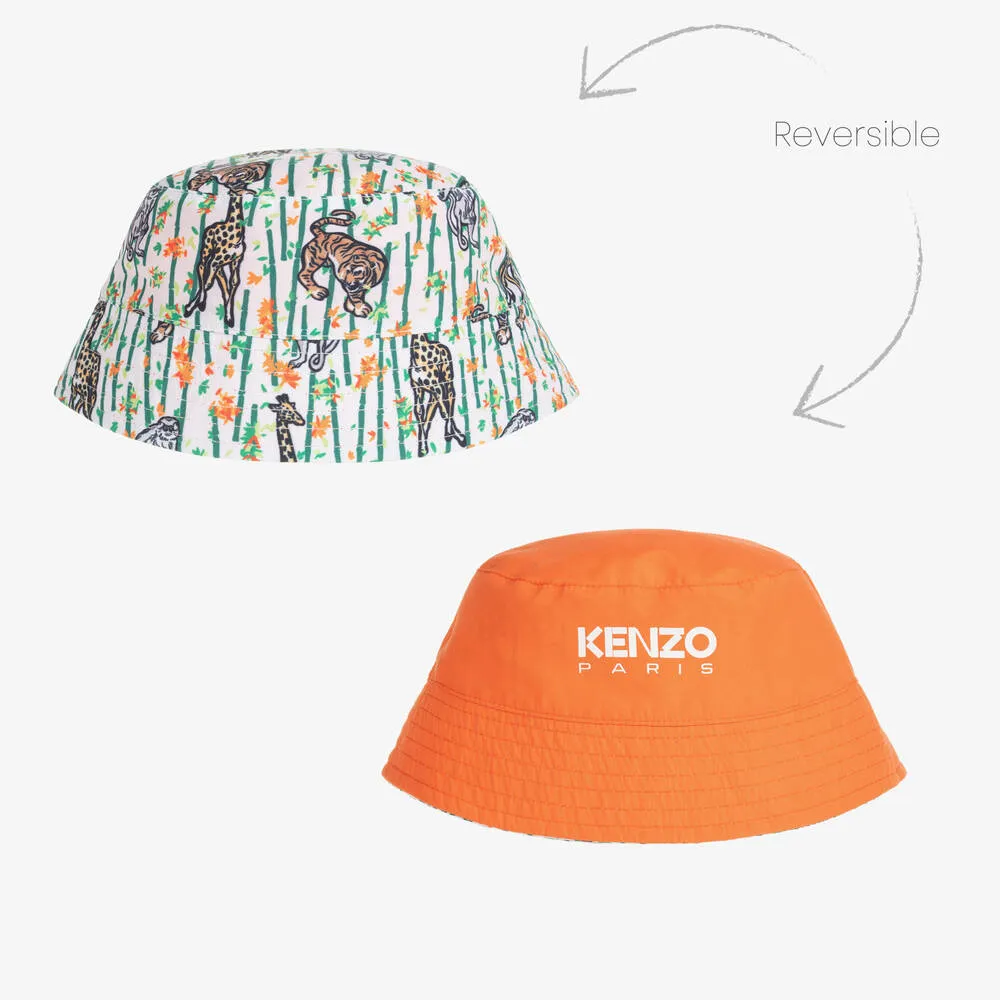 Boys Tiger Reversible Bucket Hat