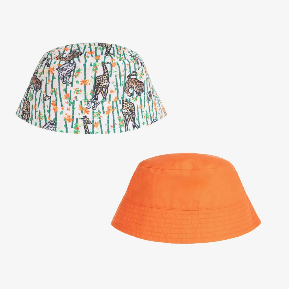 Boys Tiger Reversible Bucket Hat