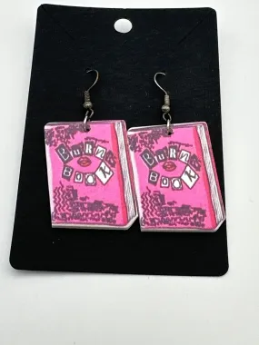 Burn book acrylic earrings, mean girls