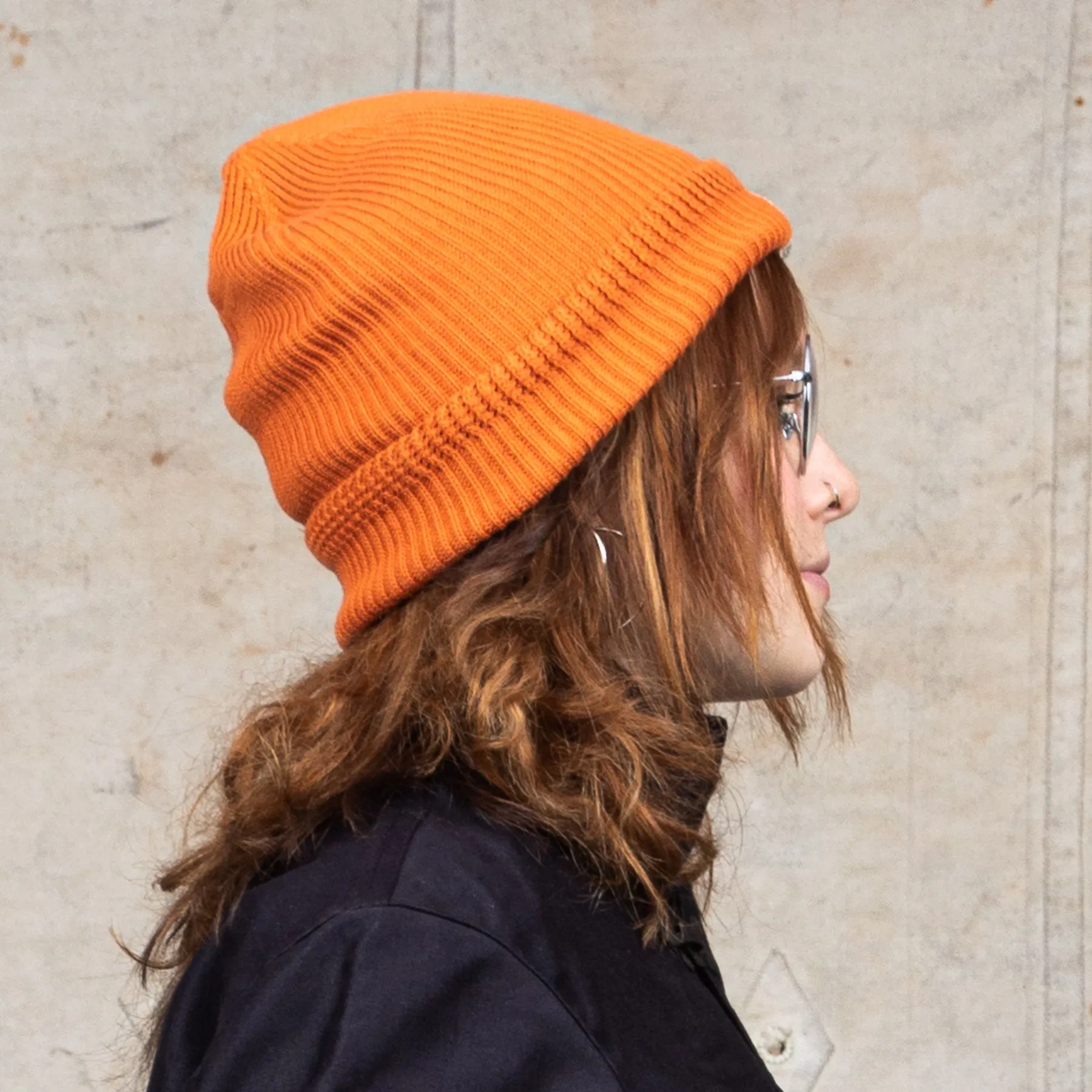 Buzz Rickson's USN Cotton Watch Cap Orange