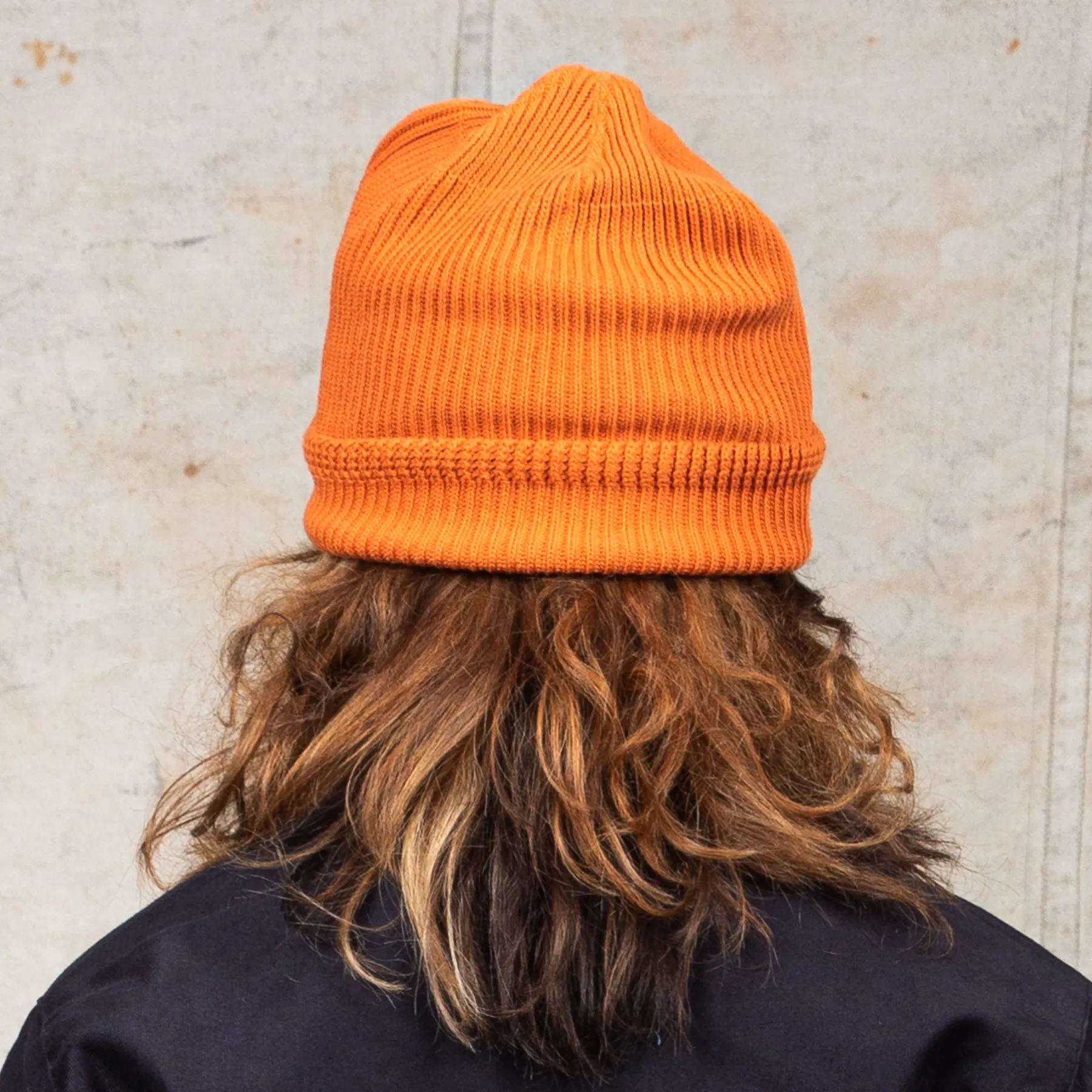 Buzz Rickson's USN Cotton Watch Cap Orange