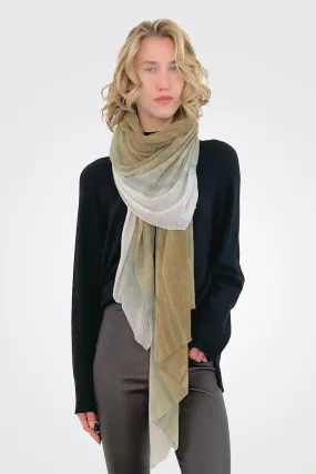 Cashmere Scarf  - Green