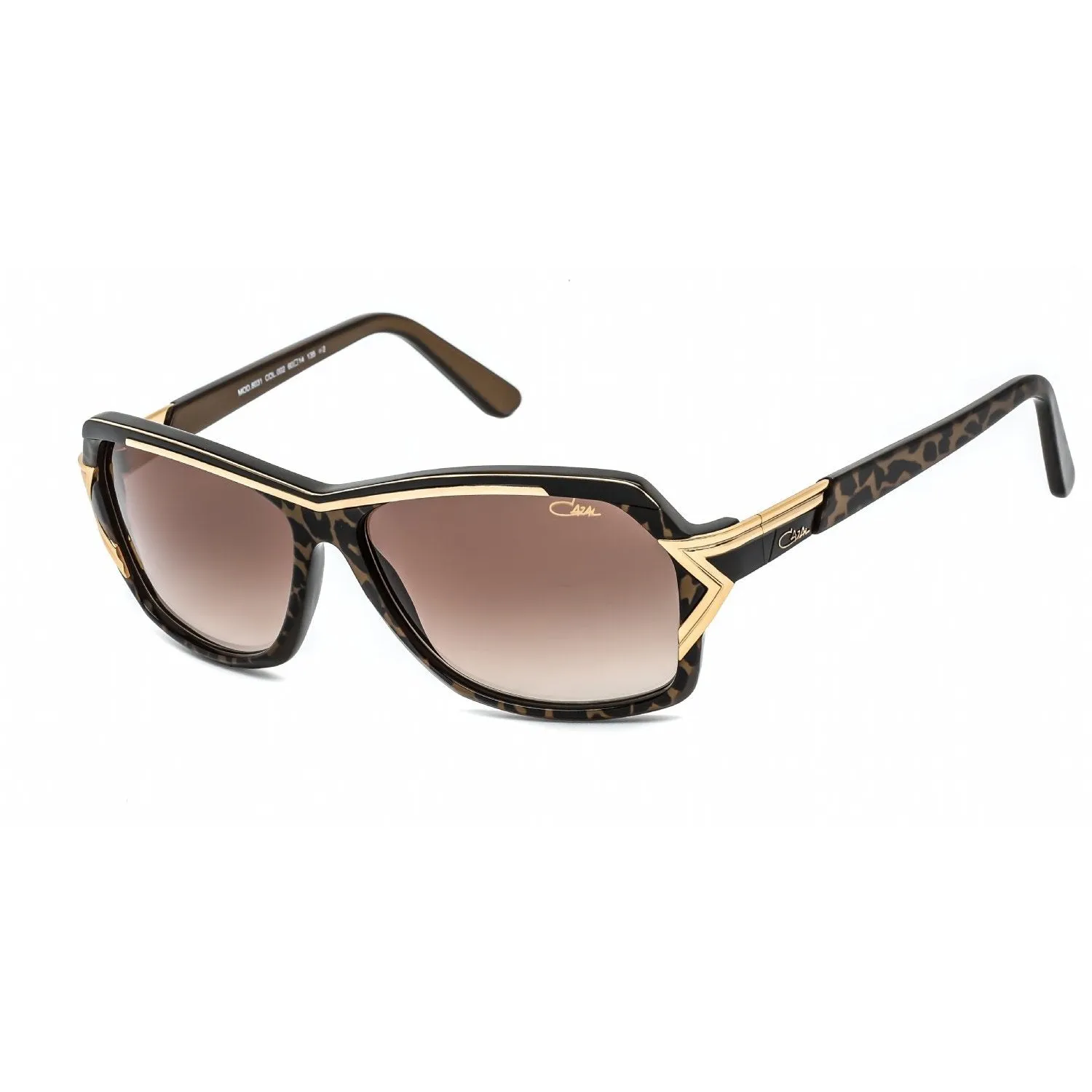 Cazal 8031 Sunglasses Brown leopard / Brown Gradient (S) Men's