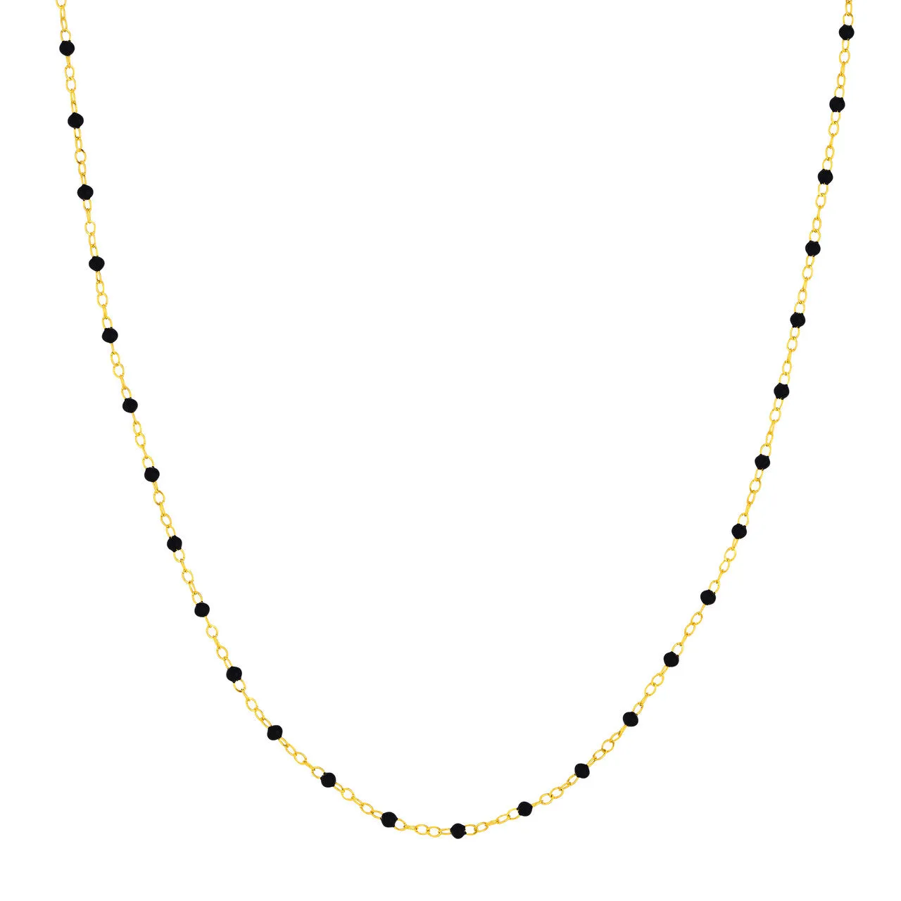 CLARA ENAMEL PIATTO CHAIN NECKLACE