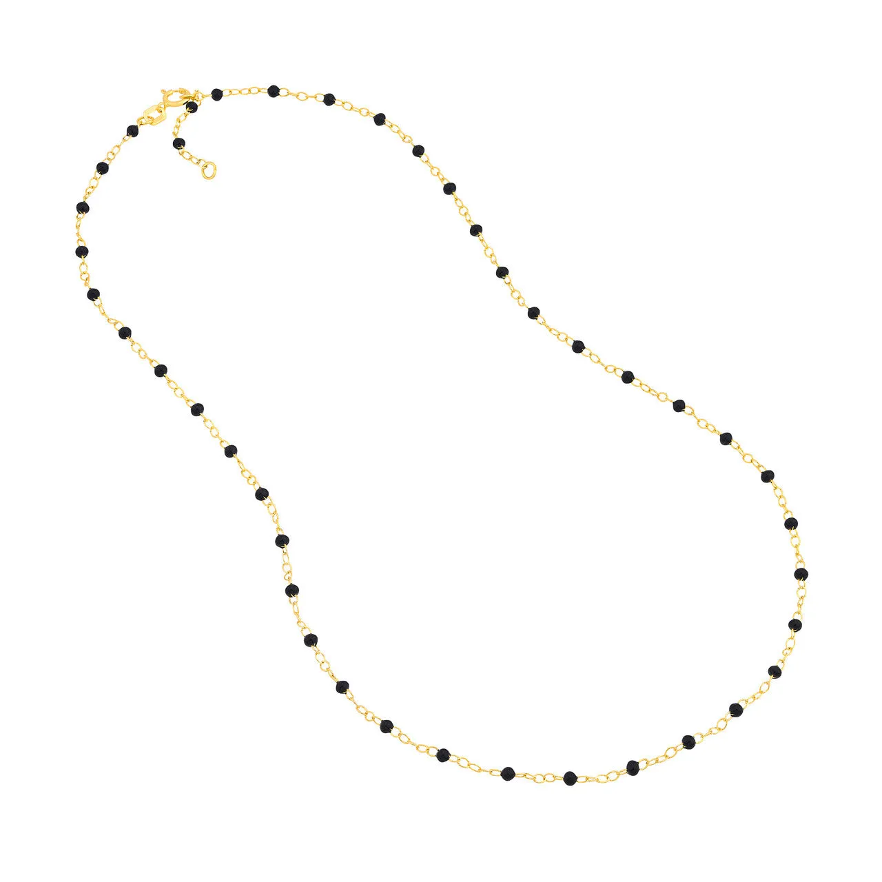 CLARA ENAMEL PIATTO CHAIN NECKLACE