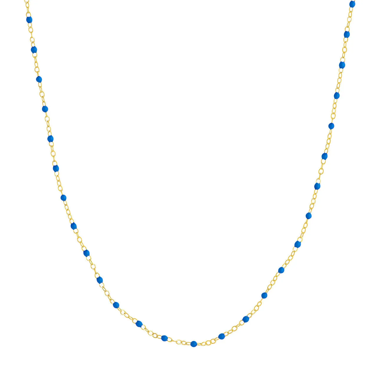 CLARA ENAMEL PIATTO CHAIN NECKLACE