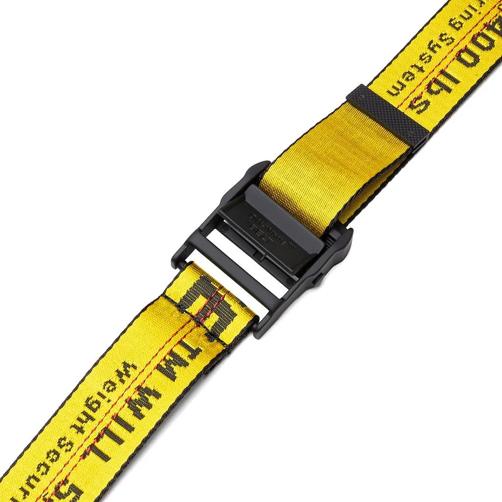 Classic Industrial Belt H35 - Yellow/Black