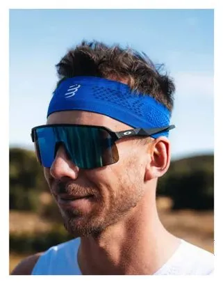 Compressport Thin Headband On/Off Blue