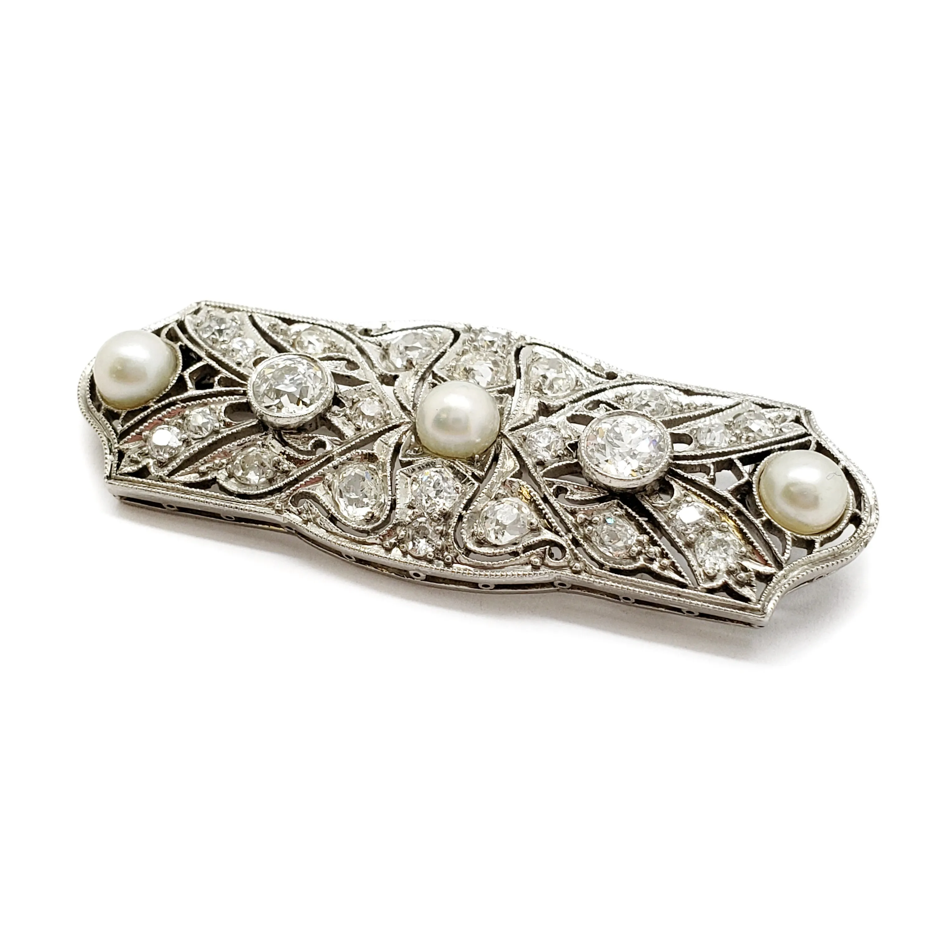 Edwardian Diamond Brooch