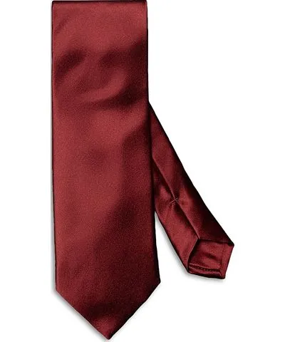 Eton Solid Satin Silk Tie