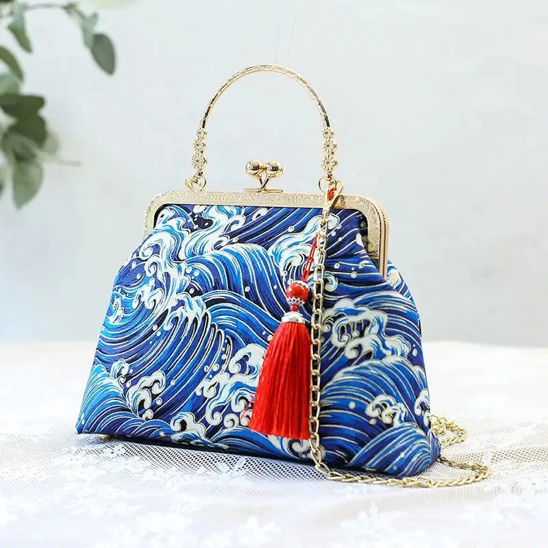 Fashion Fringe Bag Small Shell Bags Chain Shoulder Crossbody Bag