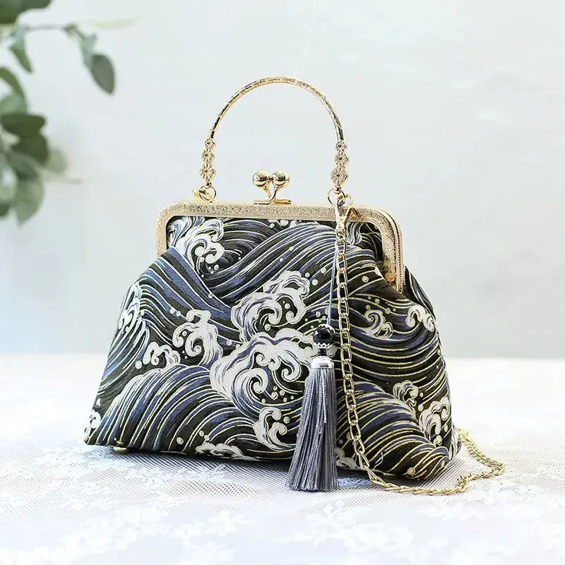 Fashion Fringe Bag Small Shell Bags Chain Shoulder Crossbody Bag