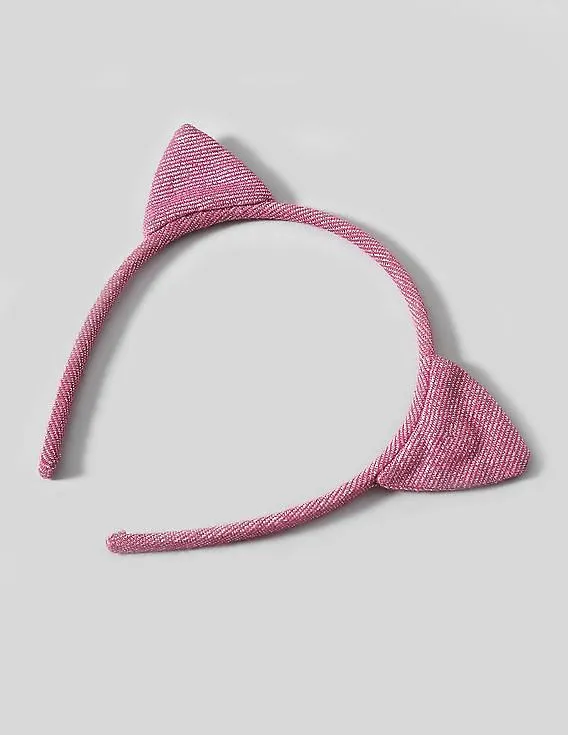 GAP Girls Pink Metallic Cat Headband