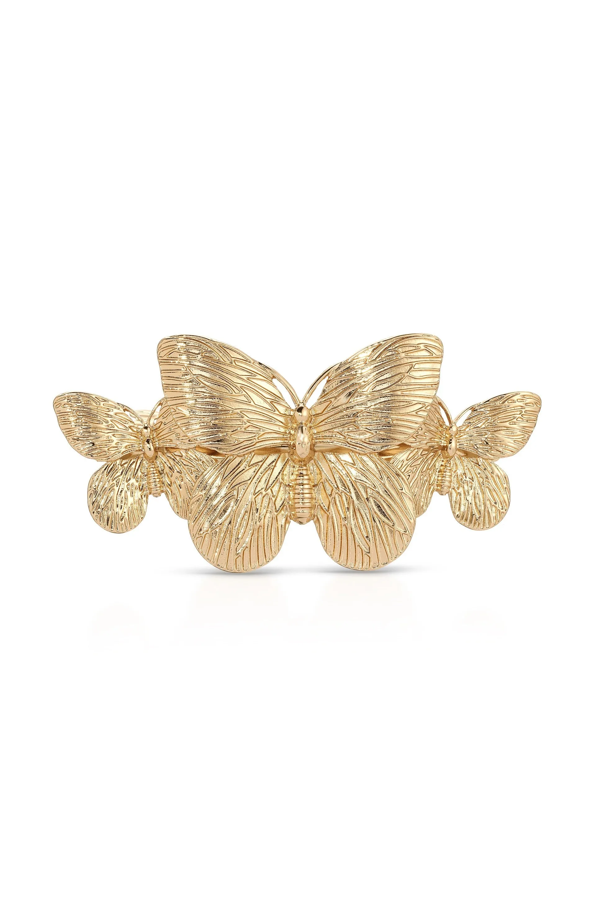 Gimme Butterflies Golden Hair Clip