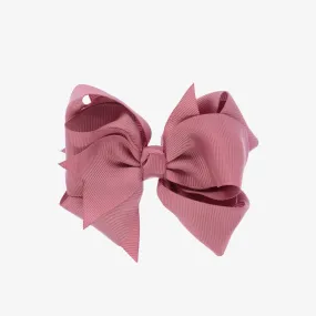 Girls Pink Bow Hair Clip (12cm)